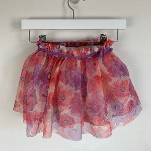 Cherokee Toddler Floral Tulle Skirt - Size 3T